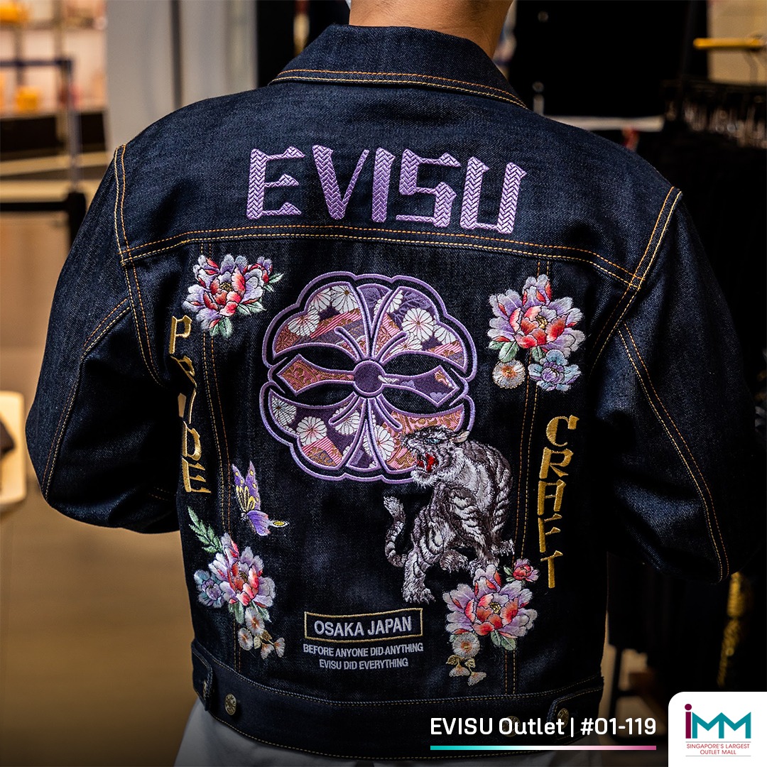 EVISU apparel featuring unique designs and heritage elements
