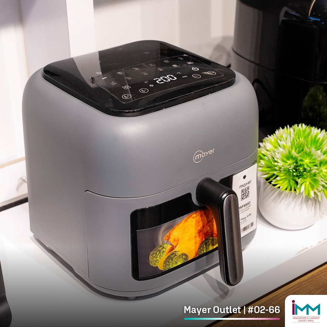 Modern kitchen appliances display at Mayer Outlet