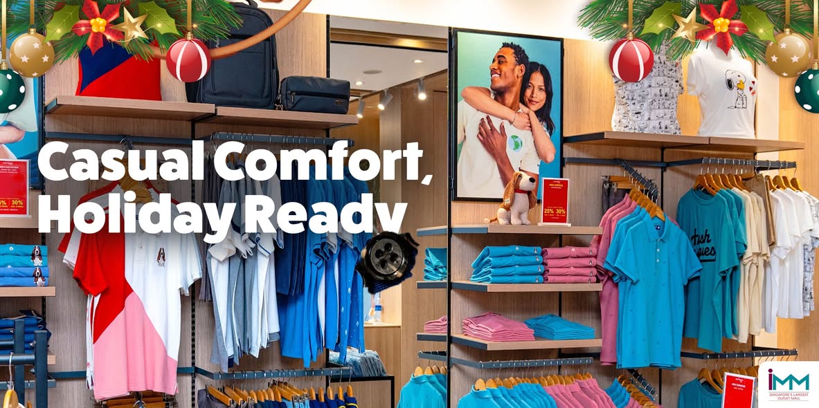 A collection of Hush Puppies casual wear, perfect for everyday and holidays