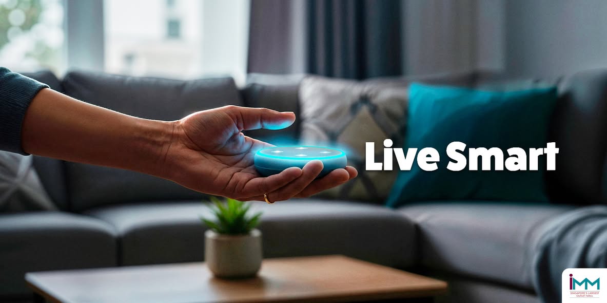 Homeowner using a smartphone to control room lighting