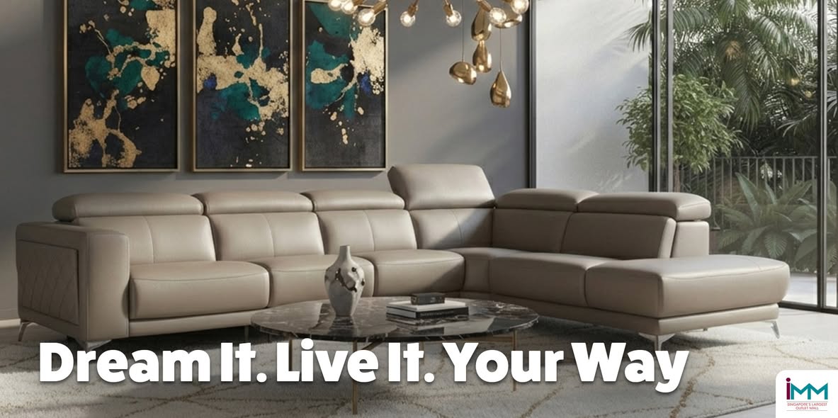 Stylish and comfortable home interior setup