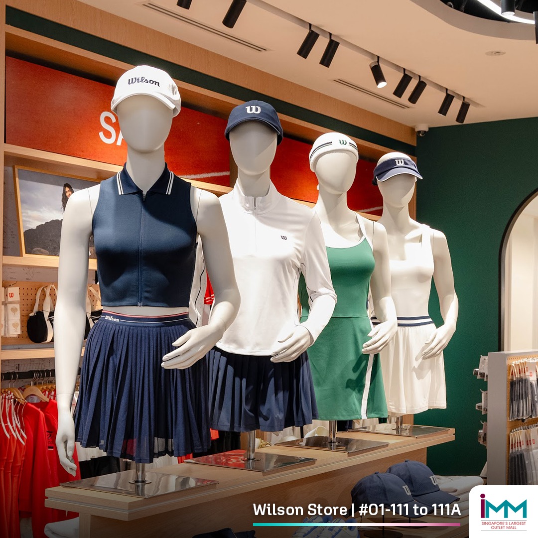 Customer browsing Wilson's range of training gear