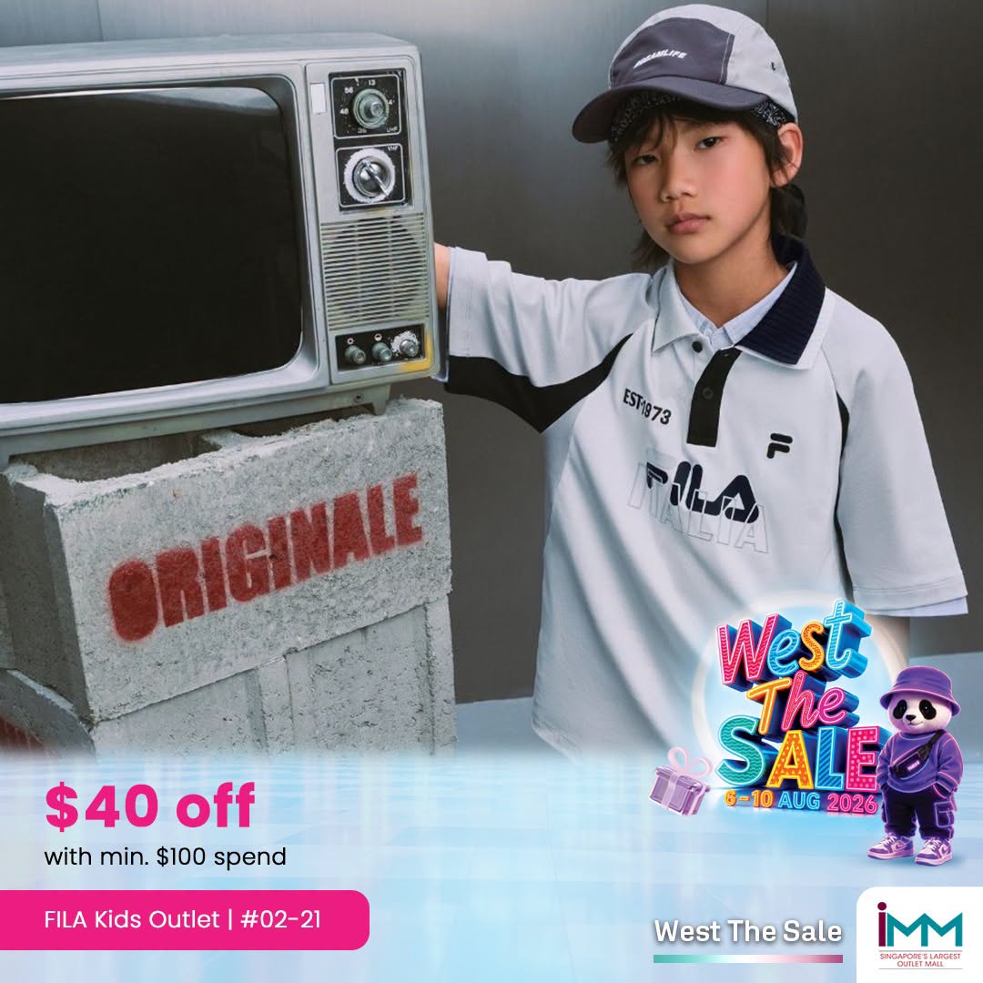 FILA Kids Outlet West The Sale promotion