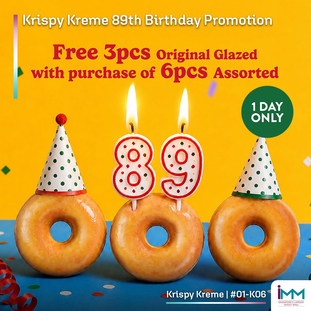 Krispy Kreme donut promotion at IMM