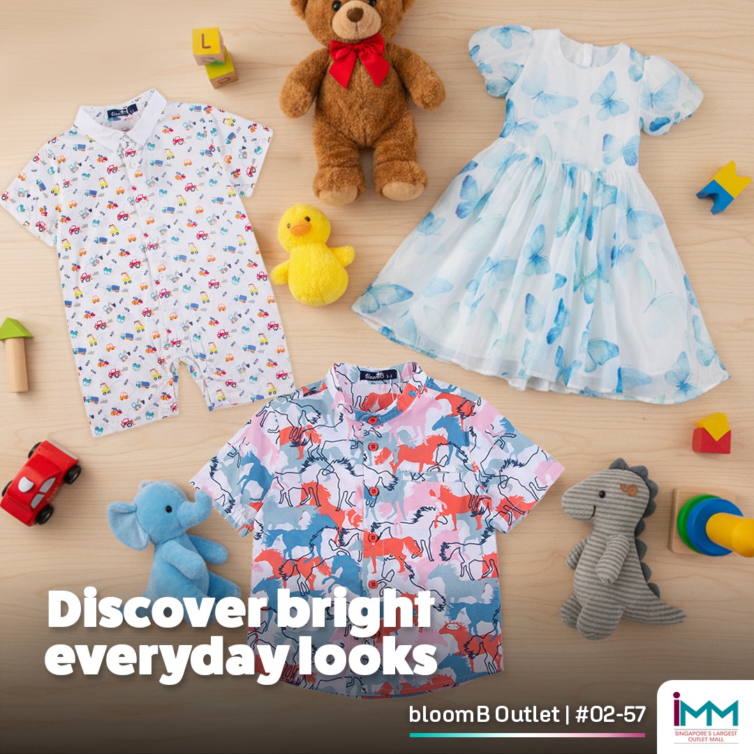 Children wearing colorful and comfortable clothes from bloomB Children Clothing Store.