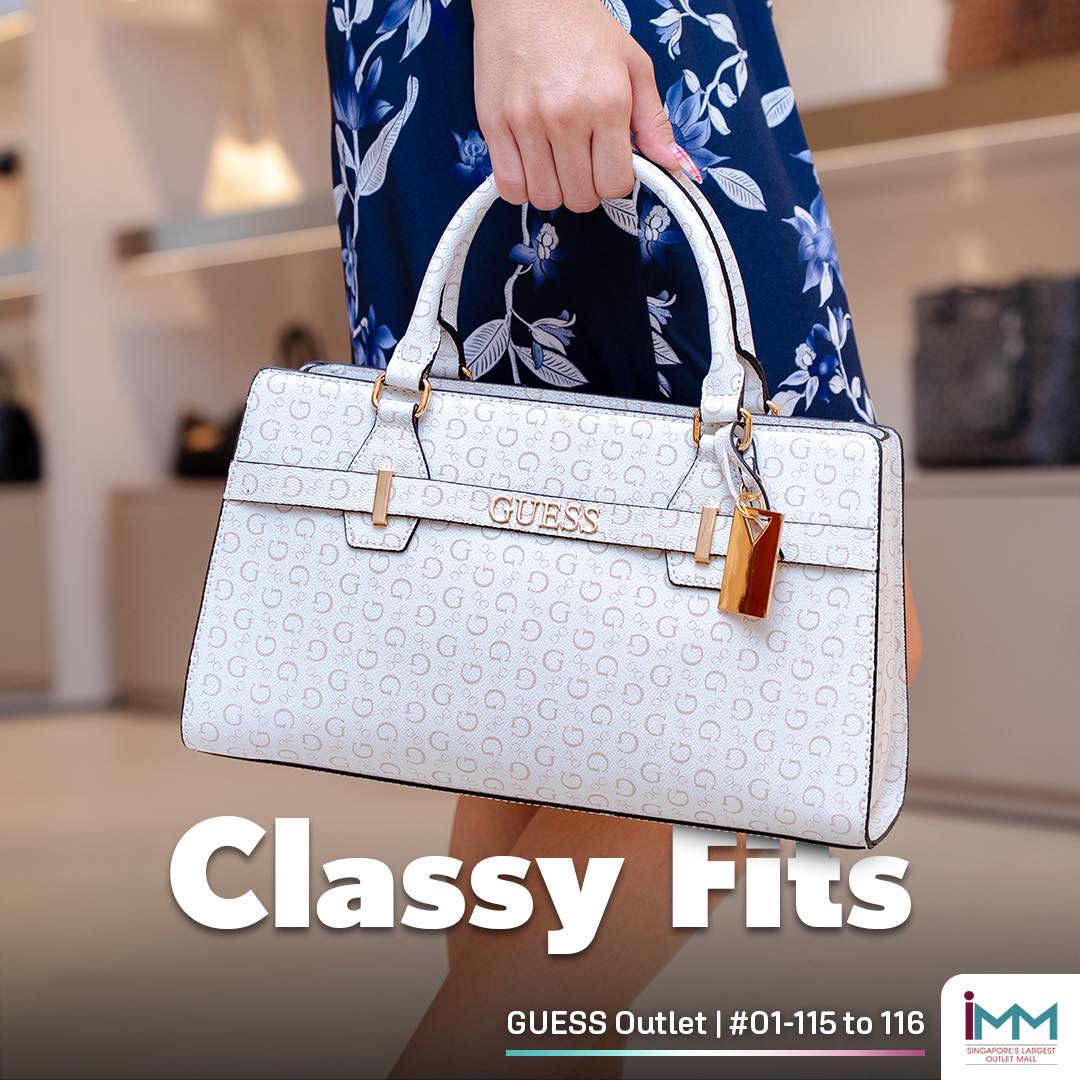 A curated selection of stylish bags and apparel from the GUESS Outlet collection