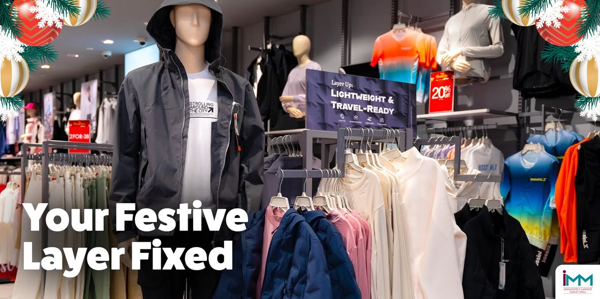 Close-up of Bossini X comfortable layered clothing.