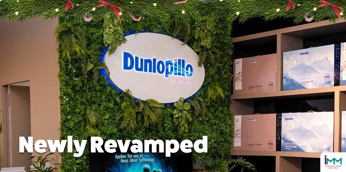 Interior view of the newly revamped Dunlopillo Singapore Suite