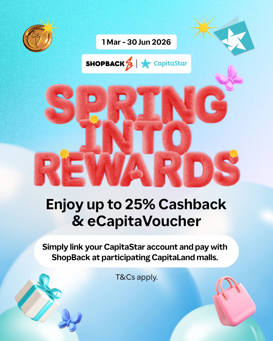 Spring into Rewards at CapitaLand malls promotion