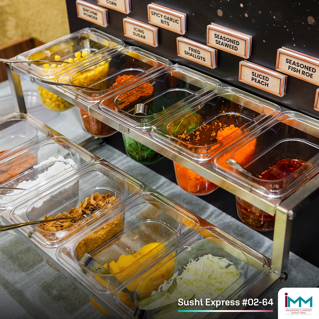 Assorted Sushi Express dishes