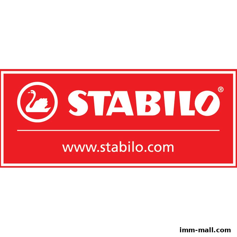 The STABILO logo with a swan icon and website address.
