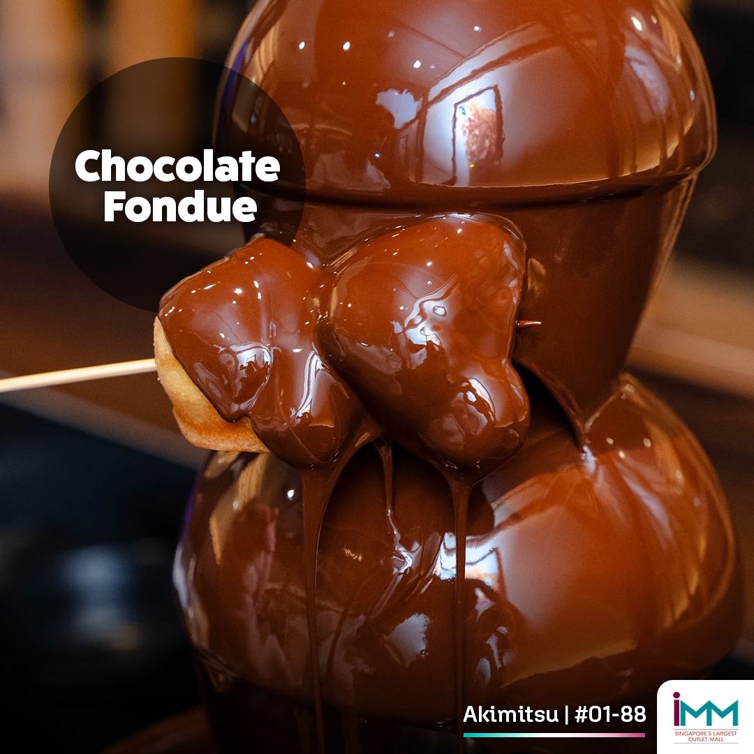 Decadent chocolate fondue dessert
