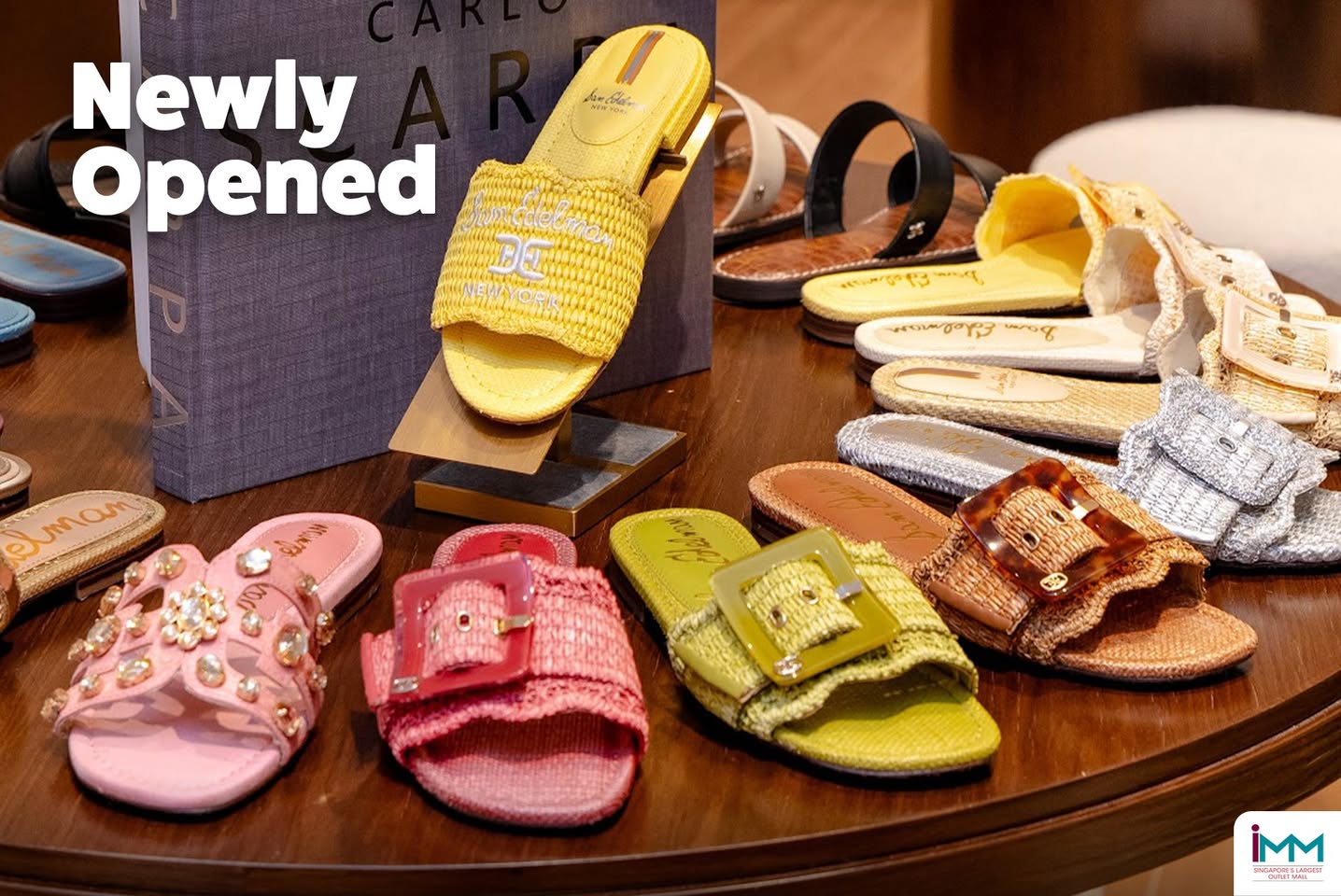 Close-up of a fashionable Sam Edelman footwear design