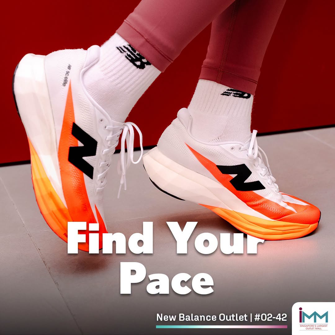 New Balance Outlet Find Your Pace campaign at IMM