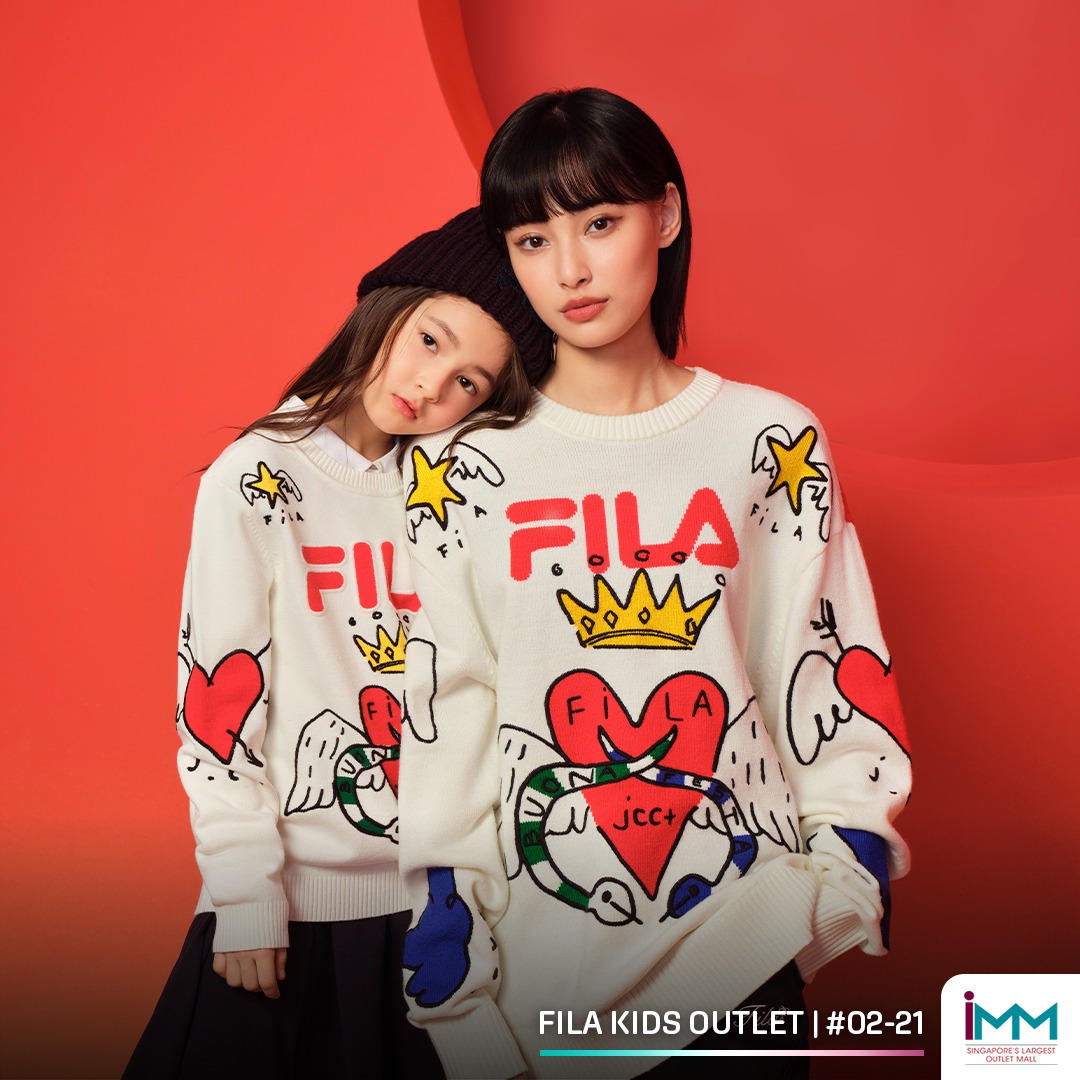 Children playing in stylish FILA Kids outfits