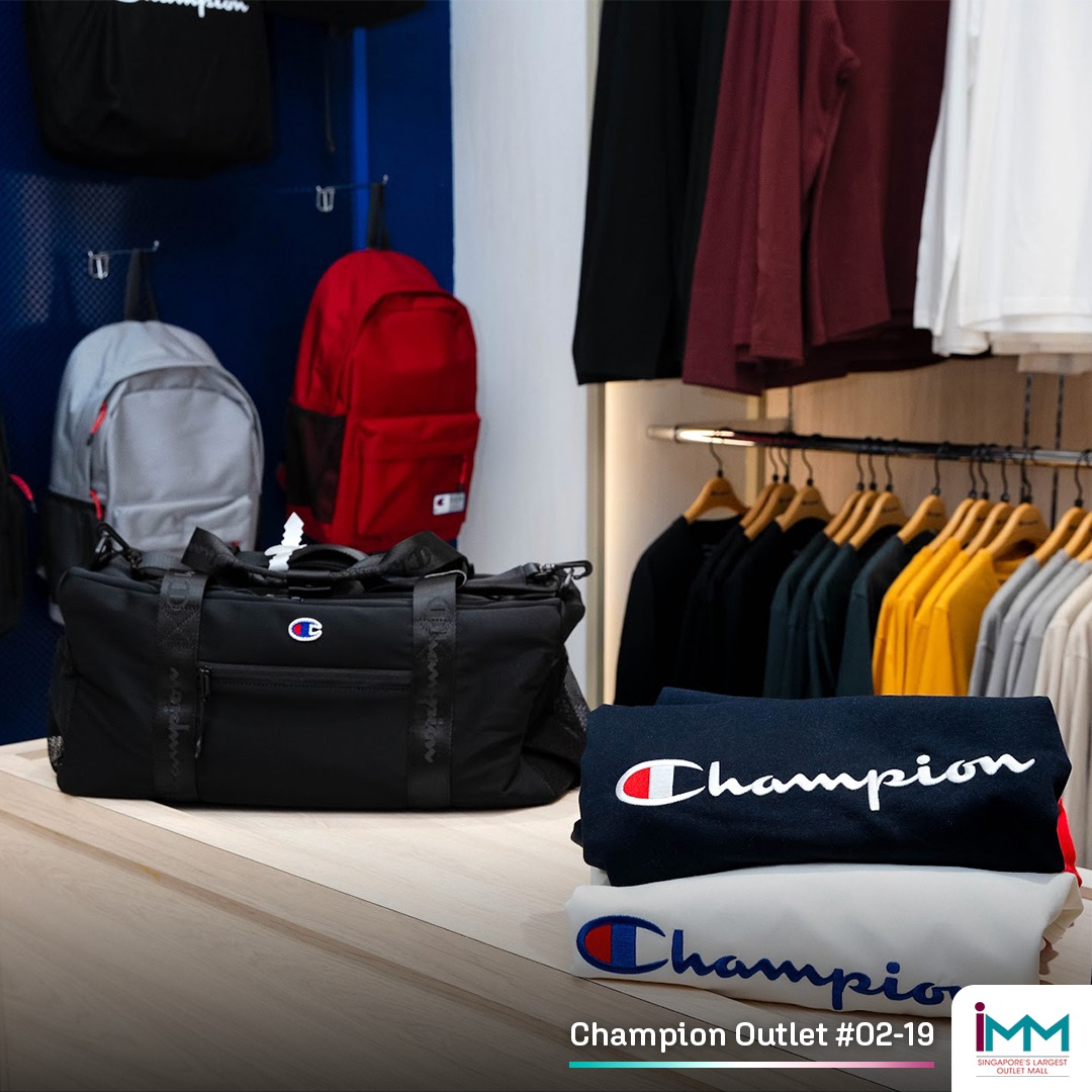 A collection of Champion sportswear