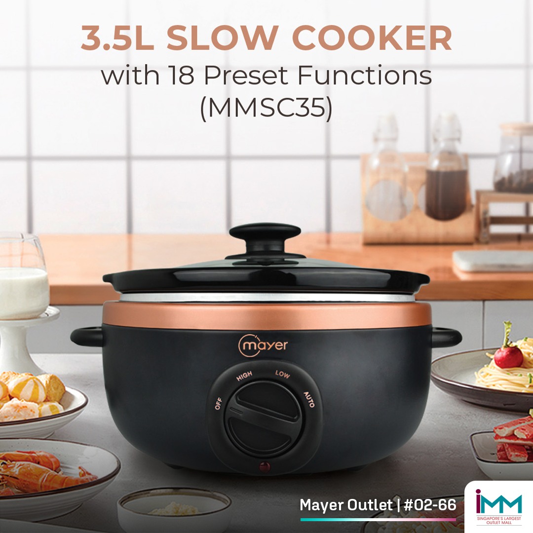 Mayer Fuzzy Logic rice cooker for perfectly cooked grains