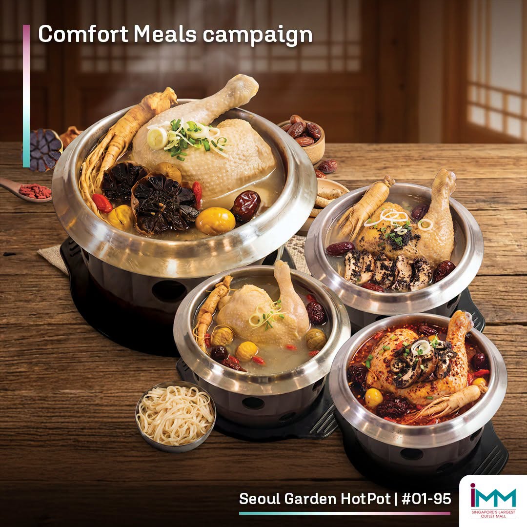Seoul Garden HotPot Comfort Meals campaign at IMM