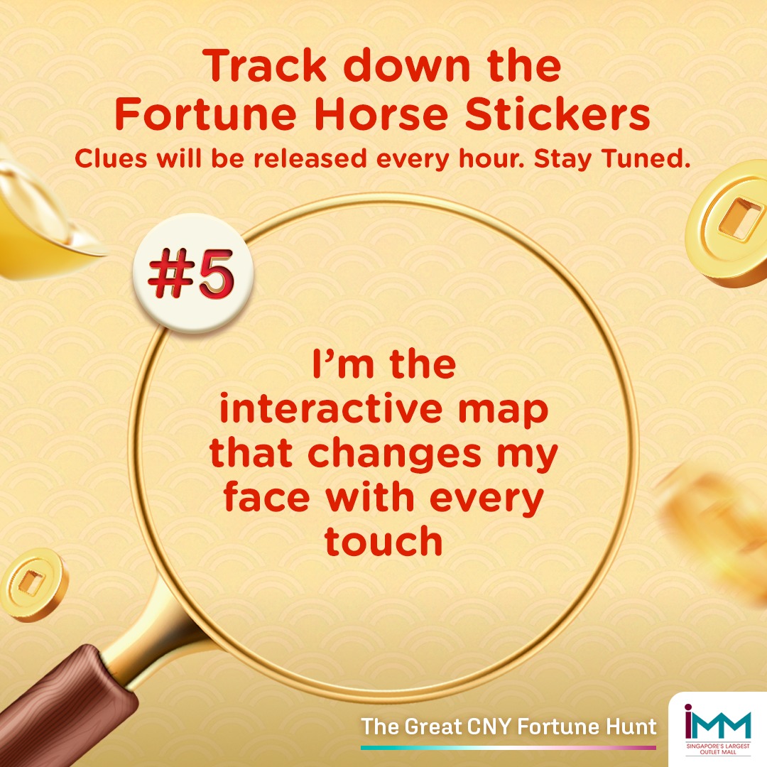 The Great CNY Fortune Hunt promotional banner featuring festive rewards