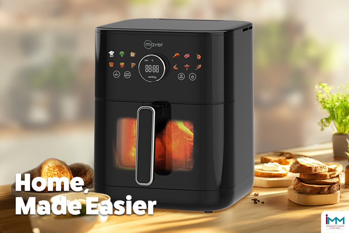 Festive promotion banner for Mayer Singapore