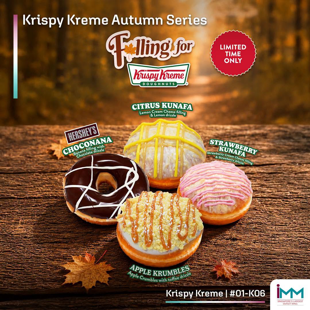 Krispy Kreme Autumn Series doughnuts
